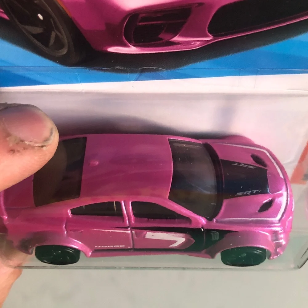 Mattel Hot Wheels Pink Dodge Charger Hellcat
